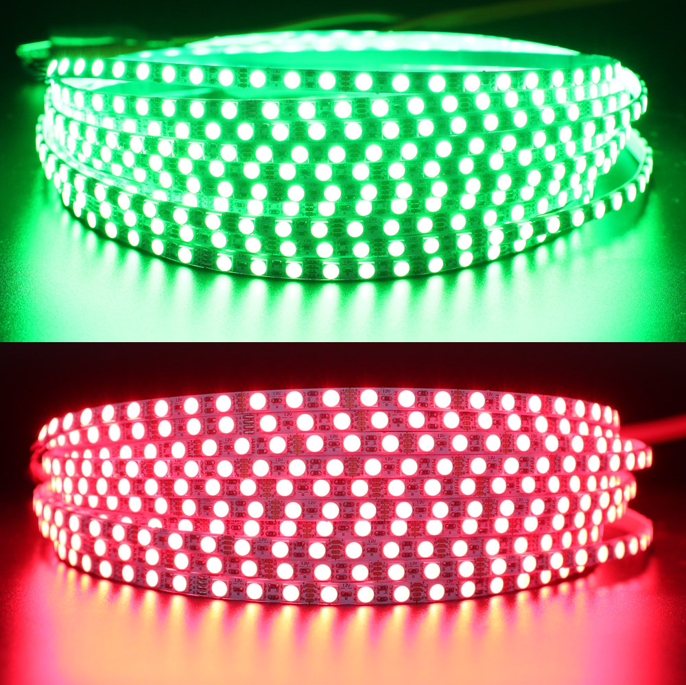 5mm Narrow RGB LED Strip Lights - 12V 4040 LED - 120LEDs/m High Density